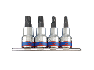 Набор торцевых насадок 1/2", SPLINE, М6-М12 KING TONY 4126PR