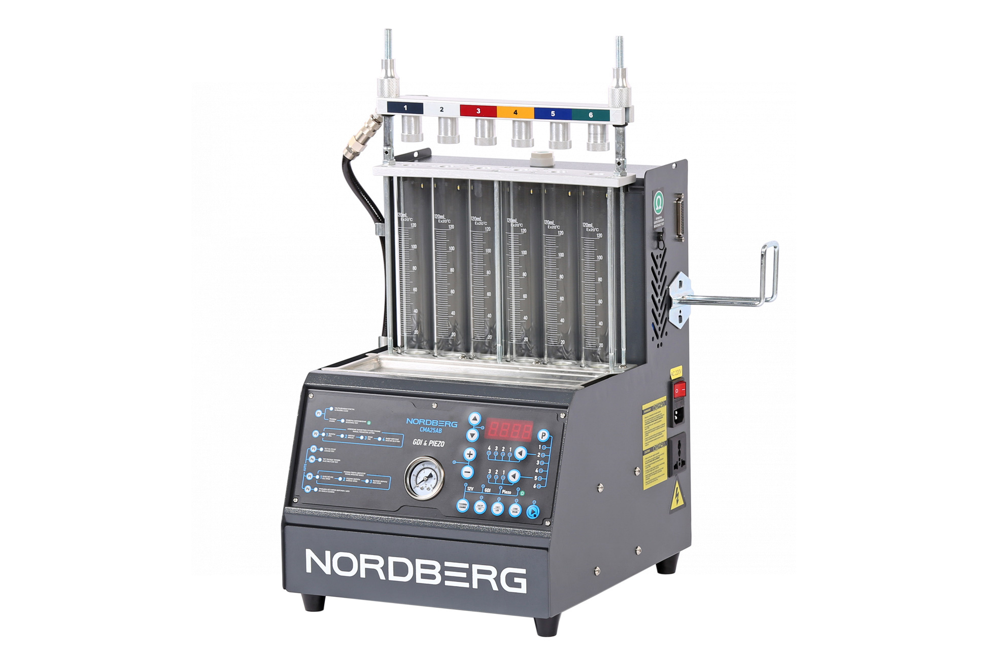 Установка для тестирования и очистки форсунок GDI и пьезо NORDBERG CMA25AB