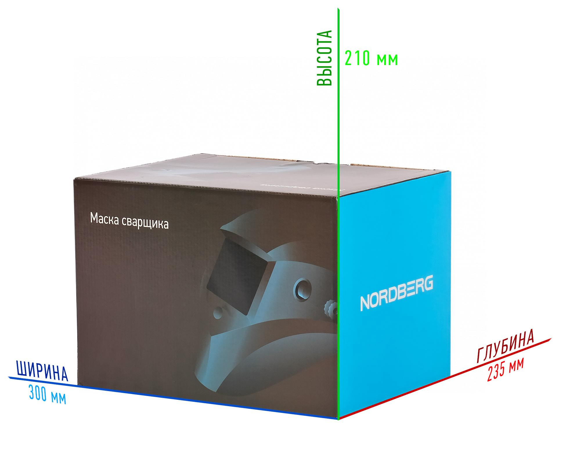 Маска сварочная Хамелеон ULTRA с регулировкой степени затемнения (MMA+MIG/MAG+TIG) NORDBERG NH3