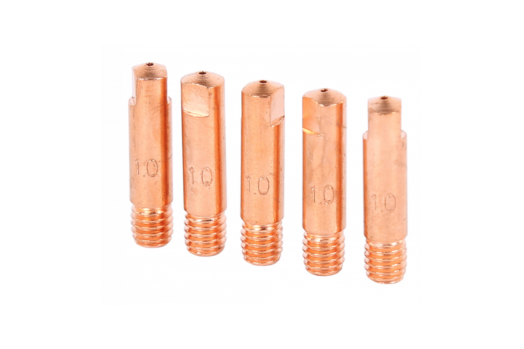 Сварочный наконечник для горелки MIG/MAG E-CU, M6x25, 1 мм, 5 шт. NORDBERG WMI-N10