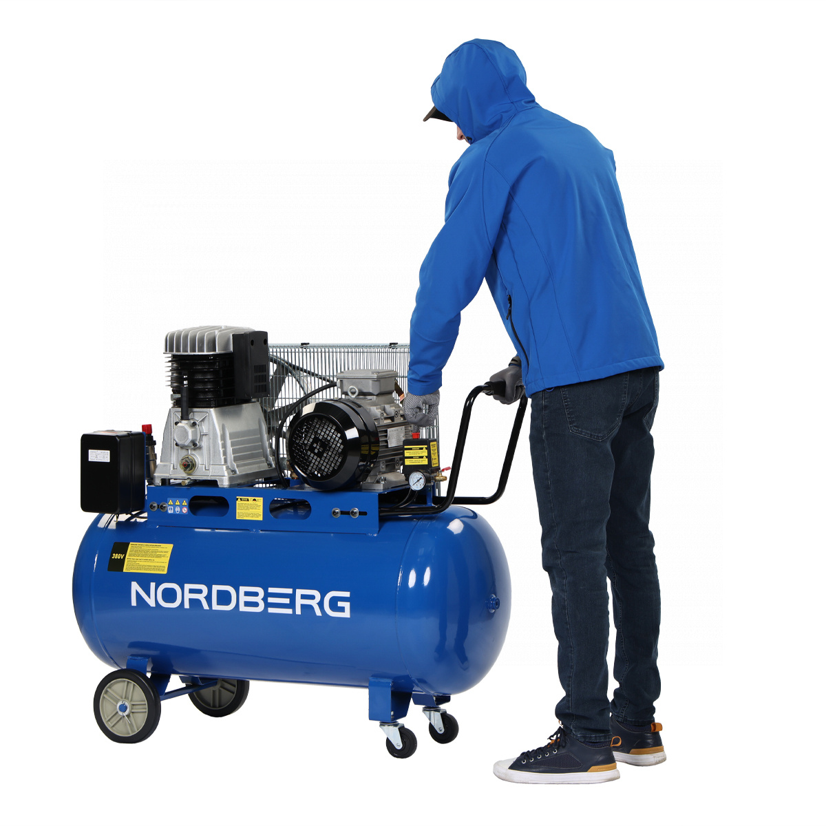 Компрессор поршневой с ременным приводом, объем 200 л NORDBERG ECO NCE200/660