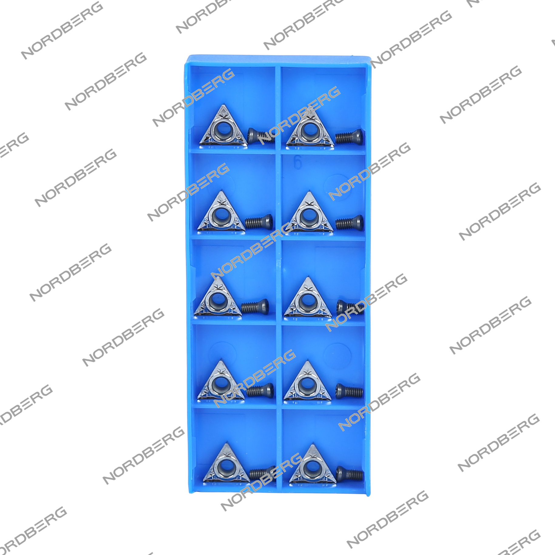 Резцы для NL1/NL2/NL7 с винтами в пенале (комплект 10 шт.) NORDBERG 01-00002683