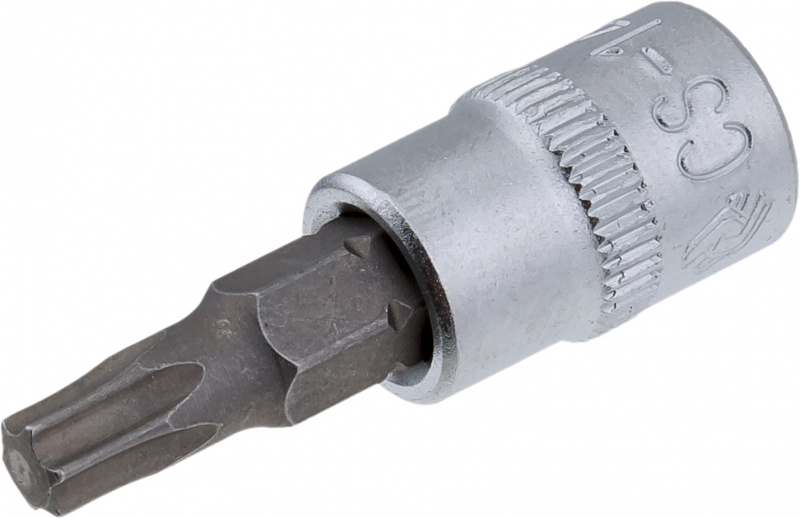 Торцевая головка короткая с битой Torx 1/4' T40, СТАНКОИМПОРТ, CS-14.12.T40