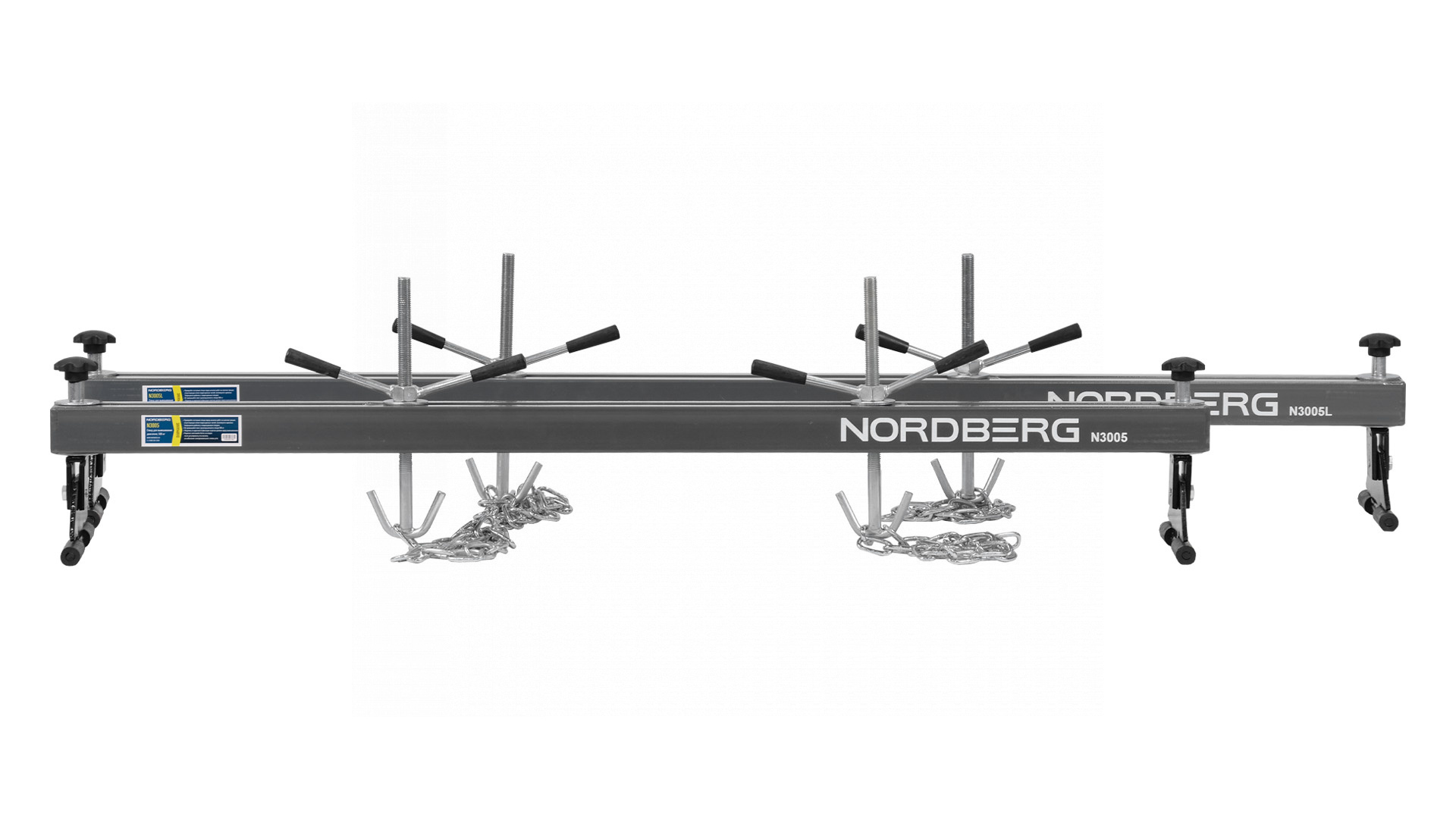 Стенд для вывешивания двигателей 500 кг, L=180 см, серый NORDBERG N3005L(G)
