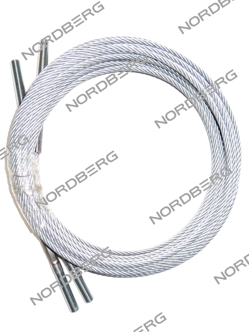 NORDBERG ЗАПЧАСТЬ ТРОС для подъемника N4120B-4T (2 шт/комплект)